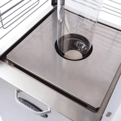 Fire Sense Stainless Steel Pyramid Flame Propane Heater - Lifestyle View