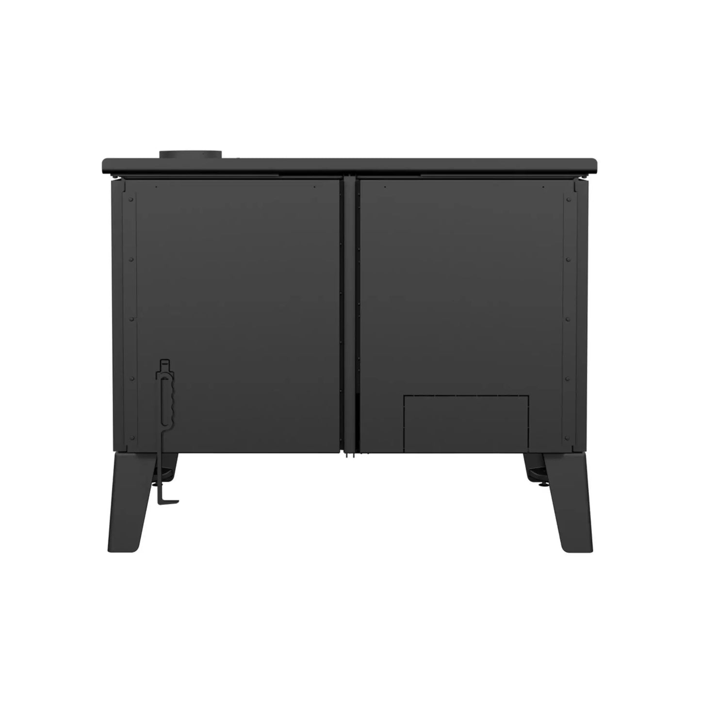 Drolet Chic-Choc Wood Burning Cookstove | Large Oven | 90,000 BTU | Heats 2,300 Sq Ft
