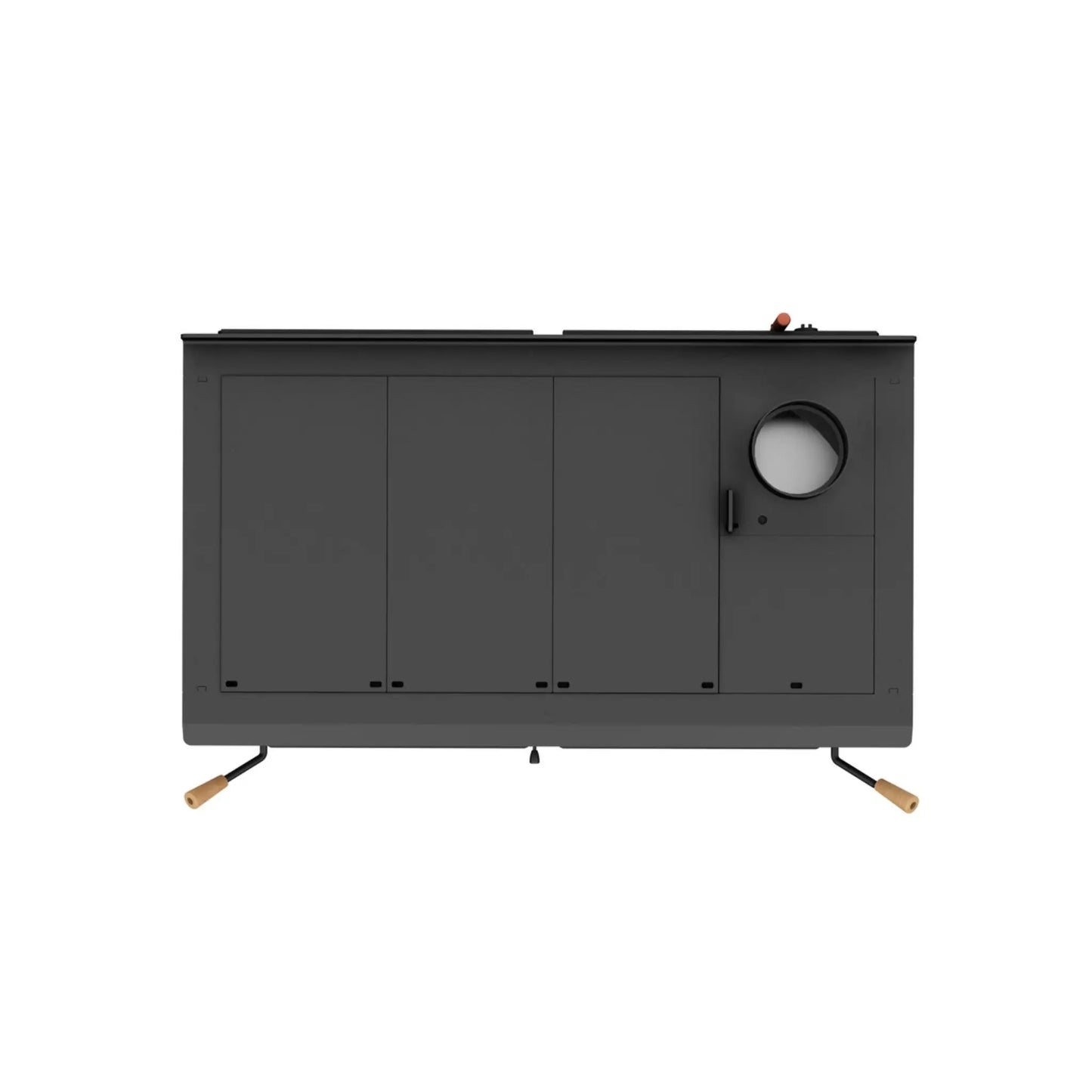 Drolet Chic-Choc Wood Burning Cookstove | Large Oven | 90,000 BTU | Heats 2,300 Sq Ft