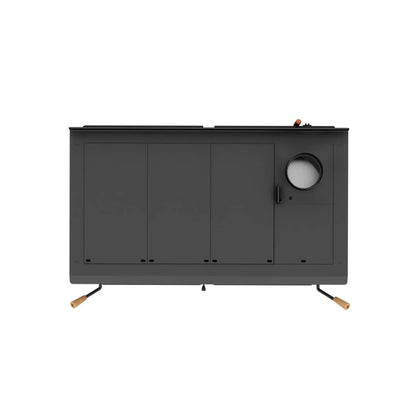 Drolet Chic-Choc Wood Burning Cookstove | Large Oven | 90,000 BTU | Heats 2,300 Sq Ft