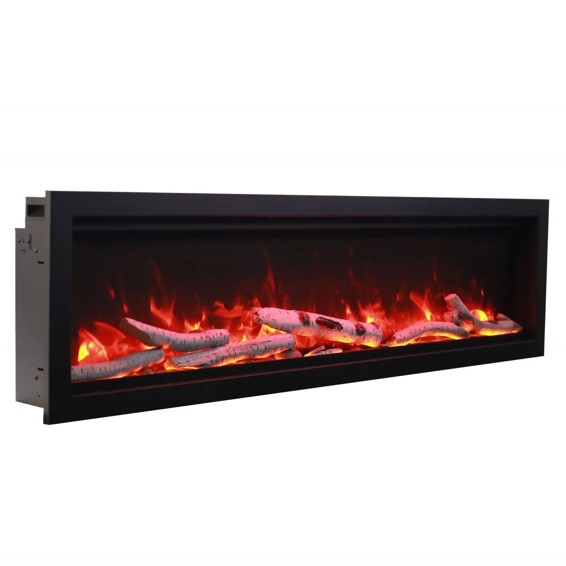 Amantii Symmetry Bespoke Electric Fireplace - Close-Up View