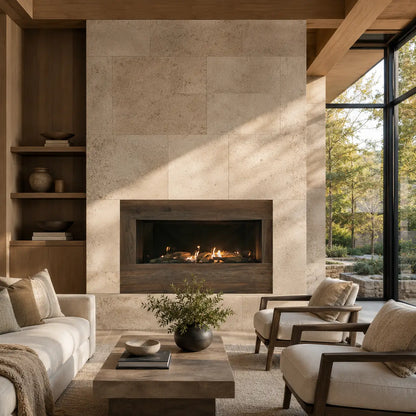 Sierra Flame Vienna Direct Vent Linear Gas Fireplace | No Gaps No Louvers | NG & LP | 40" 50" 60"