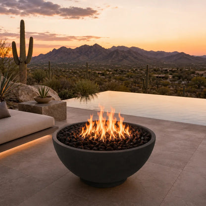 Fire Gear Sanctuary Series Fire Bowl | 39-Inch | GFRC | NG & LP