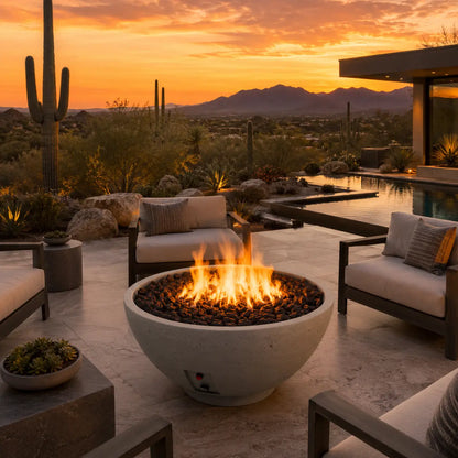 Fire Gear Sanctuary Series Fire Bowl | 39-Inch | GFRC | NG & LP