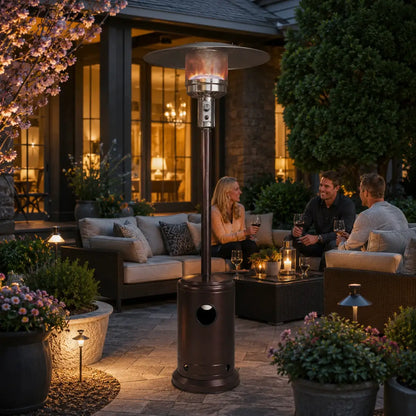 Fire Sense Commercial Series Propane Patio Heater | 48,000 BTU | 4 Designer Colors