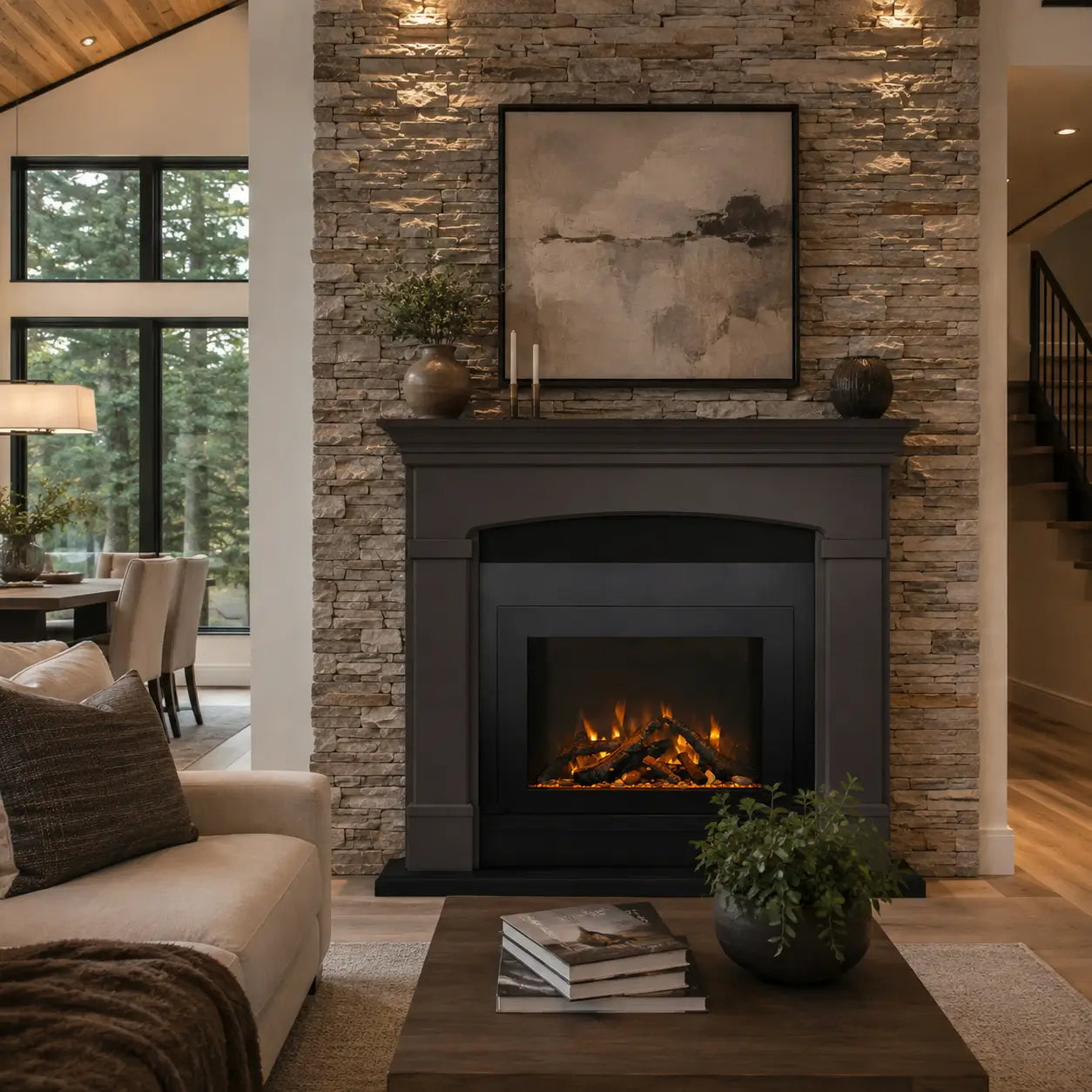 TRD Insert Electric Fireplace | Convert Existing Fireplace to Electric