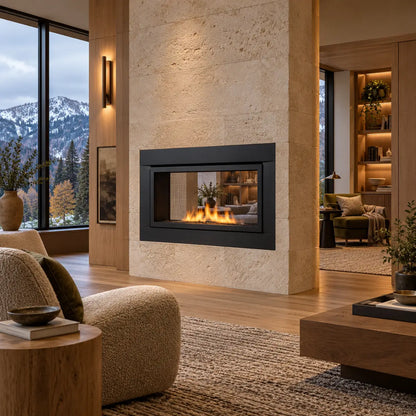 Sierra Flame Palisade 36" See-Through Direct Vent Gas Fireplace | NG & LP