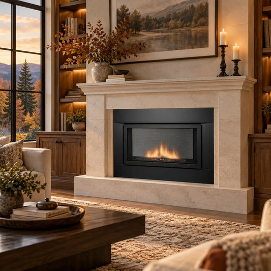 Sierra Flame Newcomb 36" Direct Vent Linear Gas Fireplace | Deluxe | NG & LP