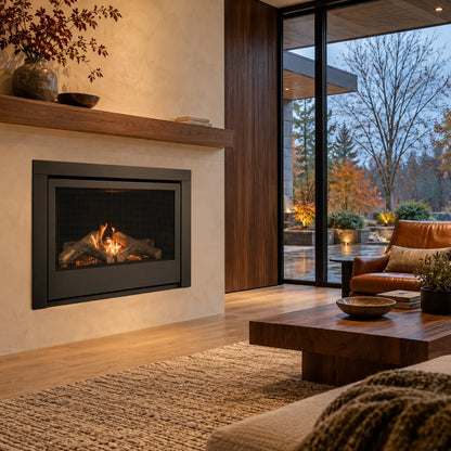 Sierra Flame Thompson 36" Deluxe Direct Vent Linear Gas Fireplace | NG & LP