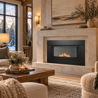 Sierra Flame Newcomb 36" Direct Vent Linear Gas Fireplace | Deluxe | NG & LP