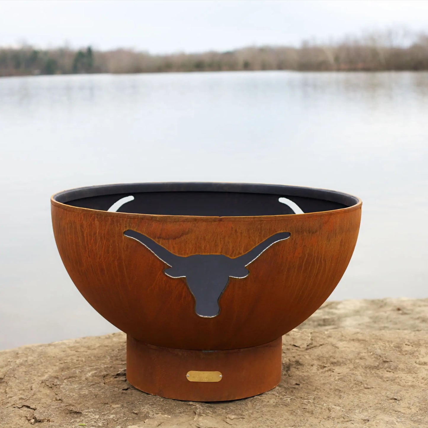 Fire Pit Art Long Horn Steel Fire Pit – Western Longhorn Skull Outdoor Fire Pit – Main Product Photo