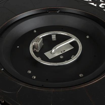 Fire Sense Toulon Oval Aluminum Propane Fire Pit - Product View 6