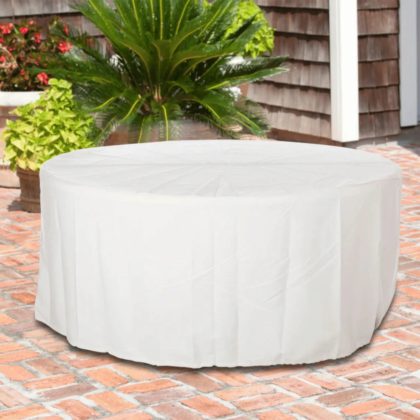 Fire Sense Toulon Oval Aluminum Propane Fire Pit - Product View 9
