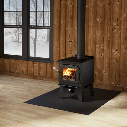 Drolet Spark II Wood Stove - Black Finish Angle View