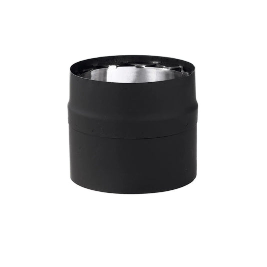 Vortex 6" Double Wall Slip Section | Adjustable Stove Pipe Connector for Wood Stove Venting