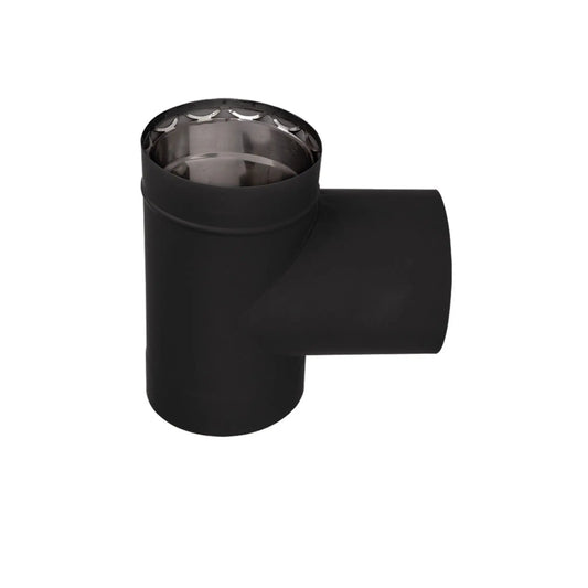 6" VORTEX DOUBLE WALL TEE WITH CAP