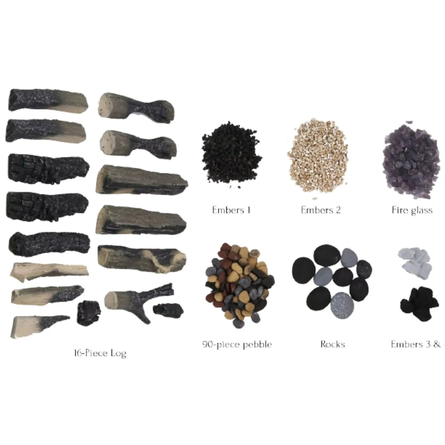 Design Media Split Log 16 pcs