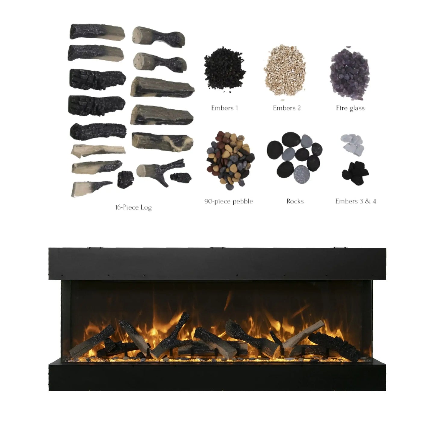 Design Media Split Log 16 pcs